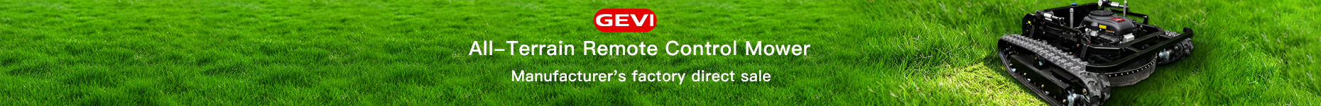 GEVI remote control lawn mower crawler all-terrain automatic weeder grass crushing large weeding robot